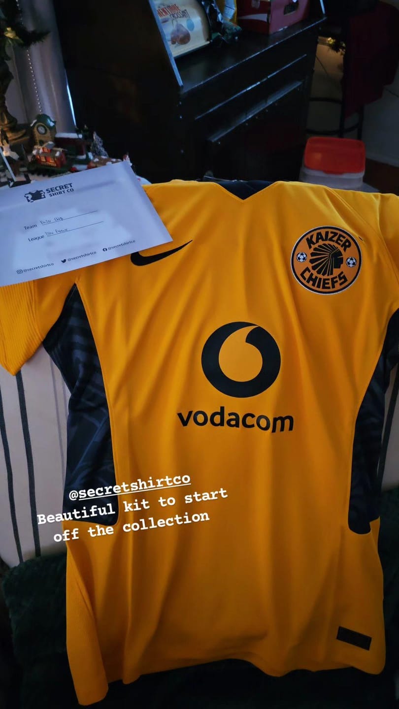 Customer photo review of Mens Secret Football Shirt