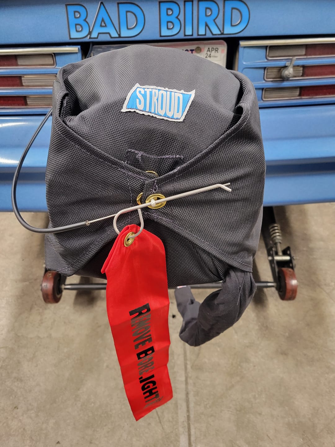 Customer photo review of Stroud 430 Pro Stock Pilot Spring Parachute (430-01)