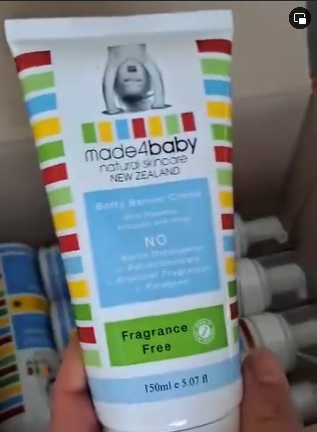 Customer photo review of Baby Starter Pack - Fragrance Free with Free Lotion 4 Face