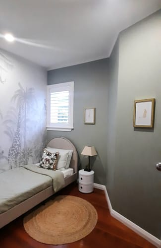 Customer photo review of Vintage Giraffe on Linen | Customise Me! Art Print