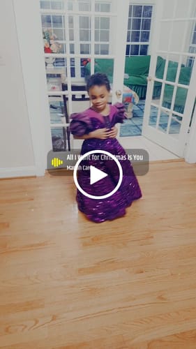 Customer video review of Flower Girl Communion Dress Sequin Back Tie Princess Dress