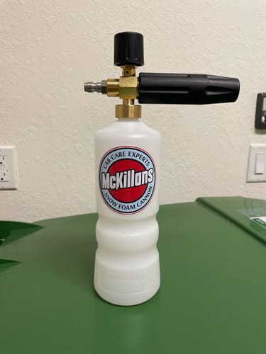 Customer photo review of Snow Foam Cannon