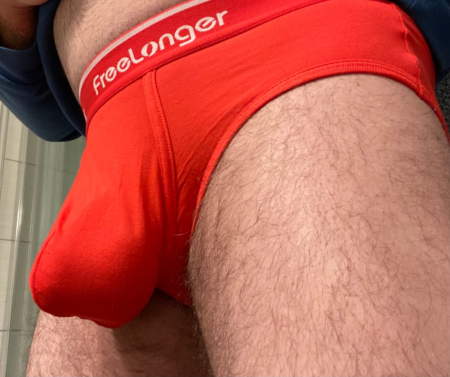 Customer photo review of FreeLonger Men's Comfy Separate Big Pouch Briefs