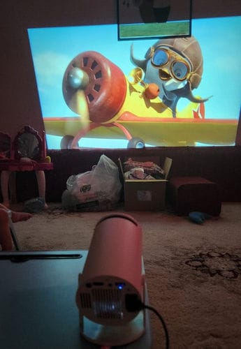 Customer photo review of NEXTPROJECTA PRO™ - Smart HD Projektor