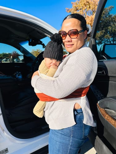 Customer photo review of Mama's Bonding Comforter