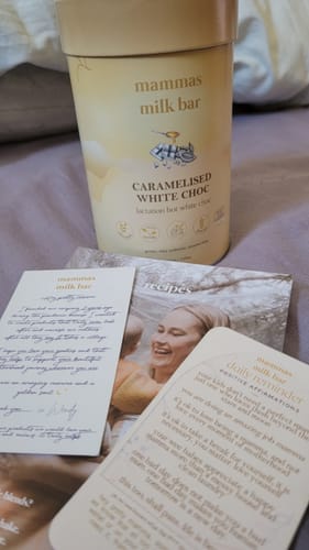 Customer photo review of Lactation Caramelised White Hot Chocolate