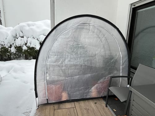 Customer photo review of Überwinterungszelt Arctic ThermoPLUS für Pflanzen L 186 x B 84 x H 175 cm