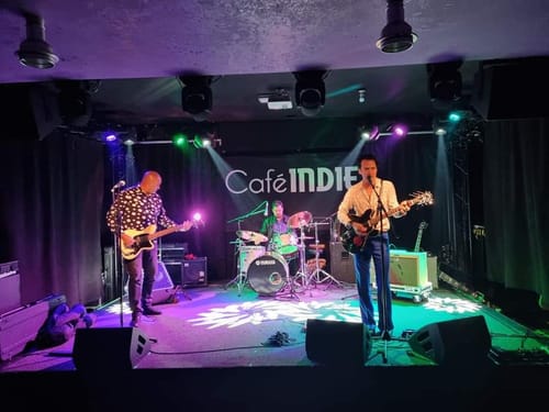 Customer photo review of Men's Dot Print Button Shirts SKUC55800