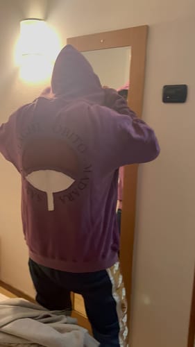 Customer photo review of Naruto Uchiha Hoodie