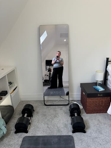 Customer photo review of MAGIC Pro: The Most Intelligent Home Gym