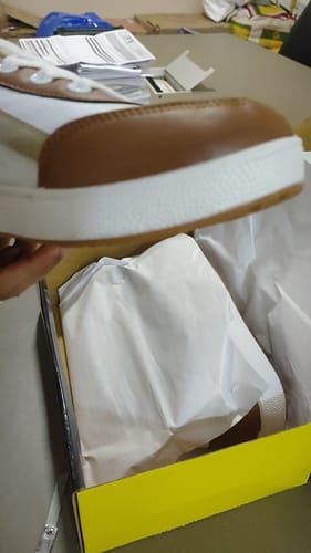 Customer photo review of DRACO White Beige Men's casual sneaker
