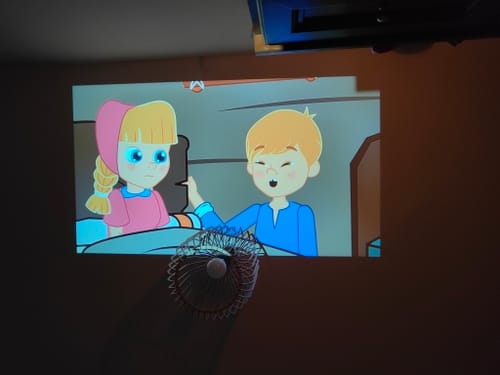 Customer photo review of NEXTPROJECTA PRO™ - Smart HD Projektor