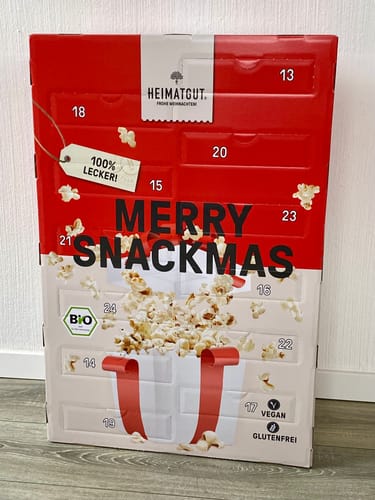 Kundenbewertung mit Foto zu ⏰ VORVERKAUF: Snack-Adventskalender 2024