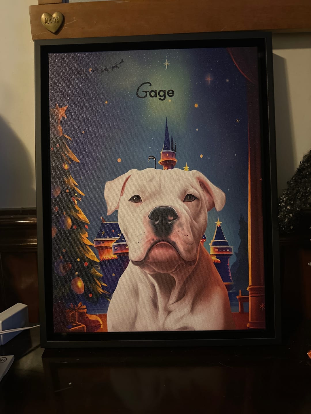 Customer photo review of Custom Pet Portrait - 1 Pet
