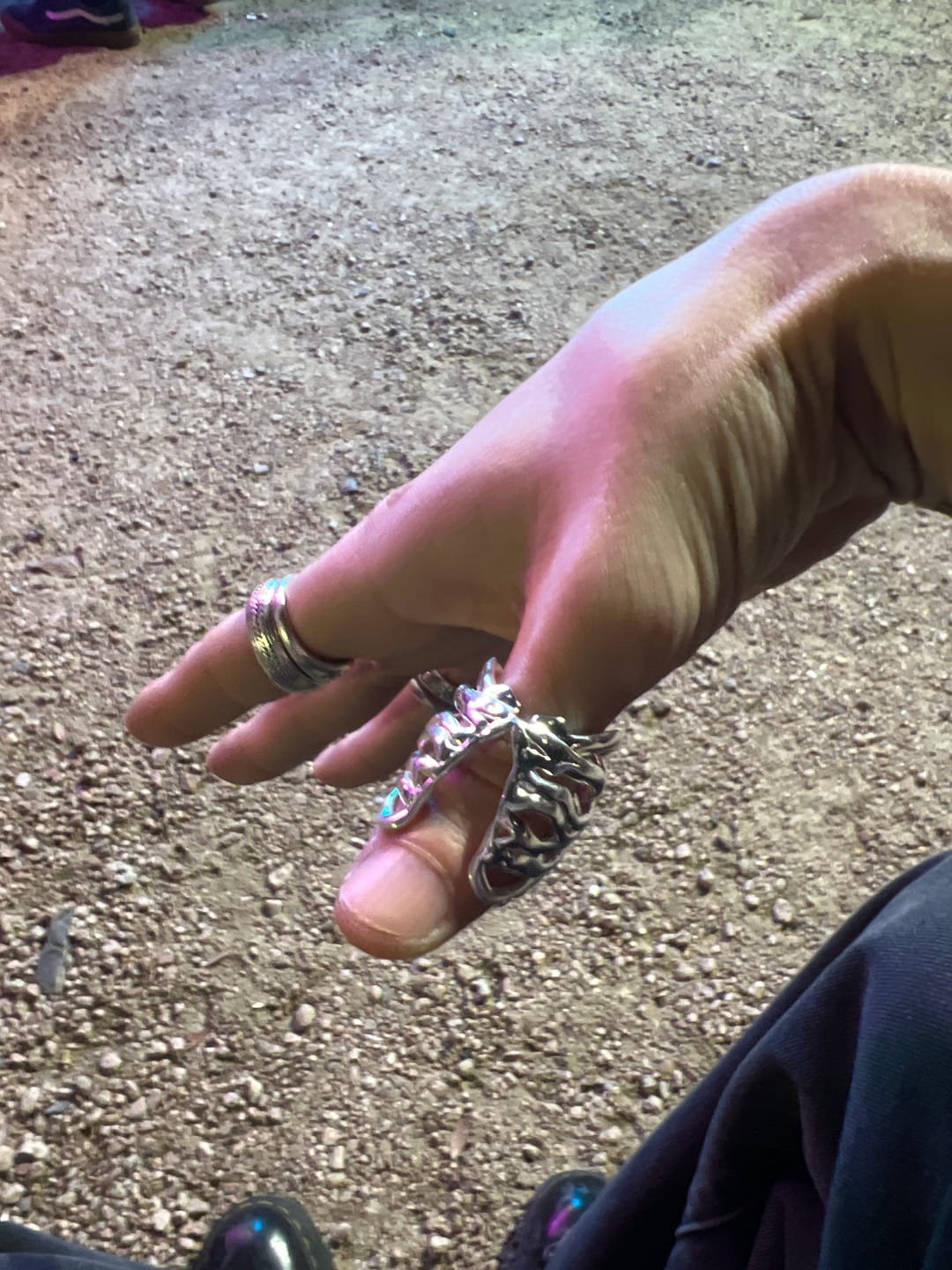 Customer photo review of RIBCAGE RING