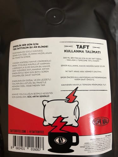 Customer photo review of TAFT Kahve 500 gr