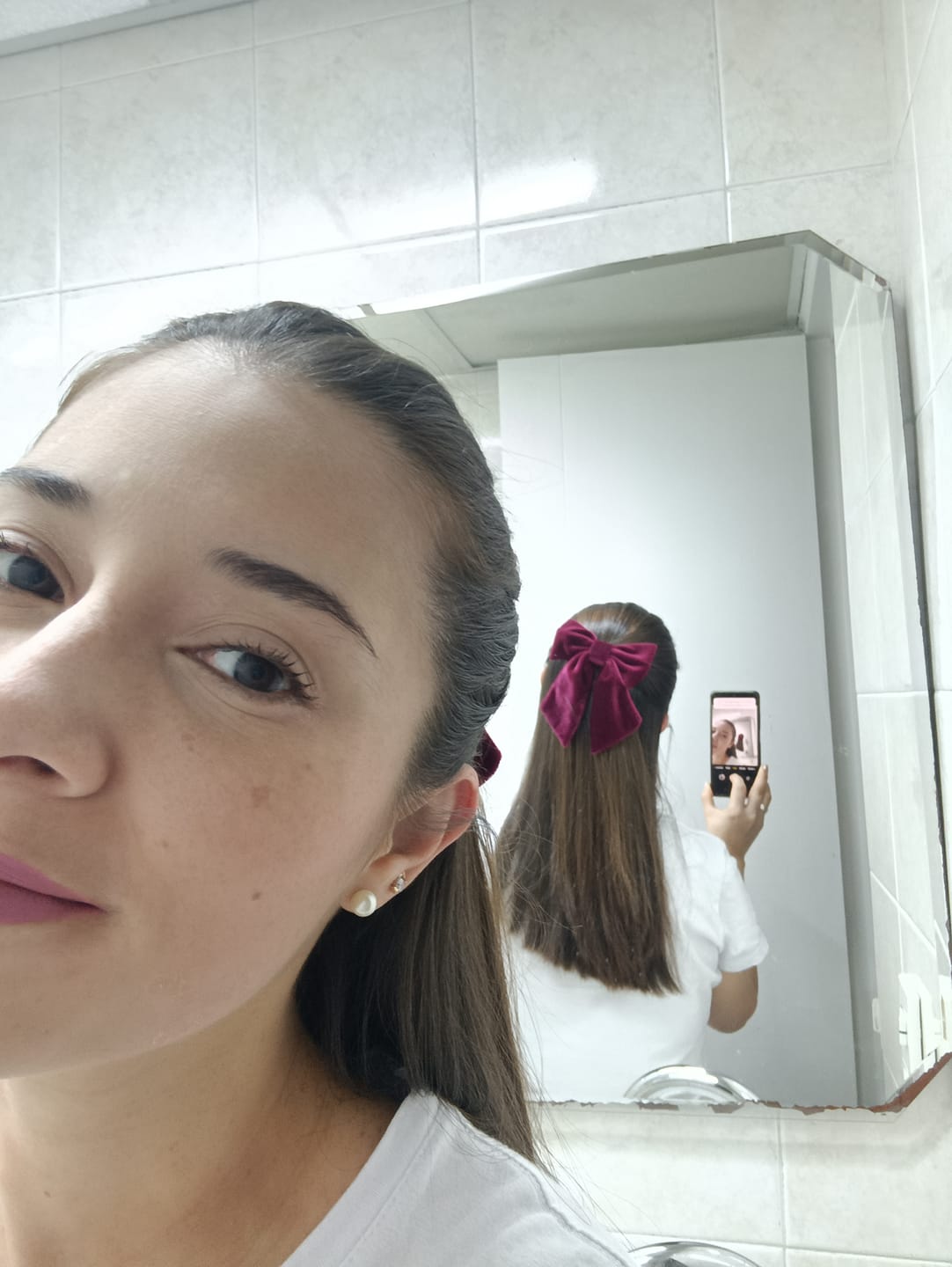Customer photo review of MOÑO - MINI LARGE VELVET BOWS