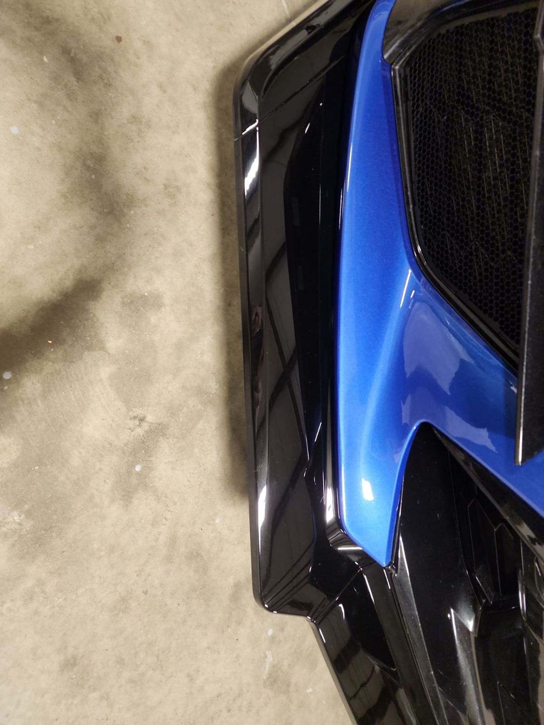 Customer photo review of Corvette C8 Front Mesh Grill Insert Cover