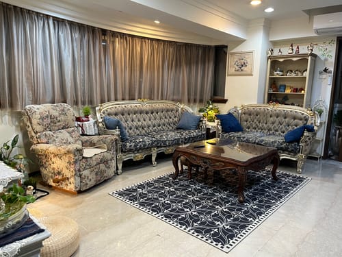 彩鳯 review of 法式復古花磚 紐西蘭羊毛地毯 image 1 out of 1