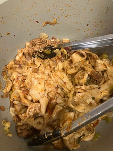 Customer photo review of [N1] Spicy Cumin Lamb Hand-Ripped Noodles Meal Kit (4 Servings)