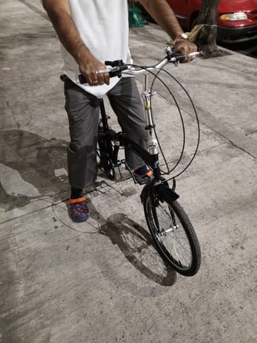 Customer photo review of Bicicleta Vintage Plegable R20 Negra