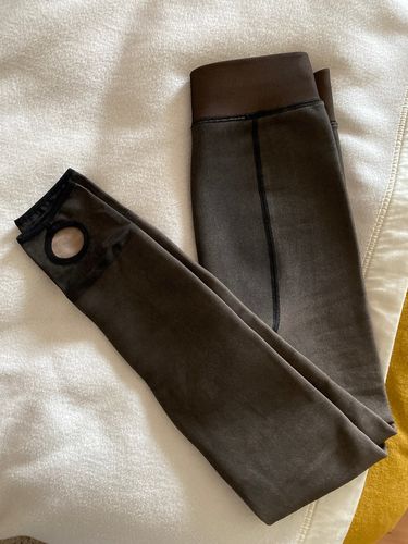 Customer photo review of Qotton Chic Fur Tights