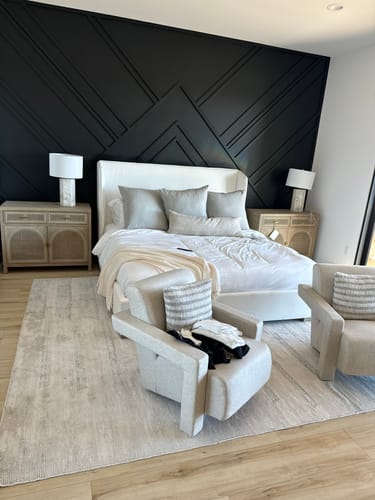 Customer photo review of CANE MEDIA CABINET