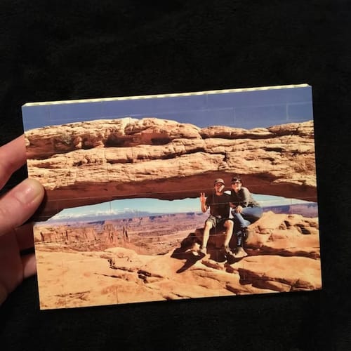 Customer photo review of פאזל לגו בהתאמה אישית