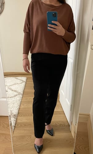 Customer photo review of Skies Are Blue Pintuck Trouser