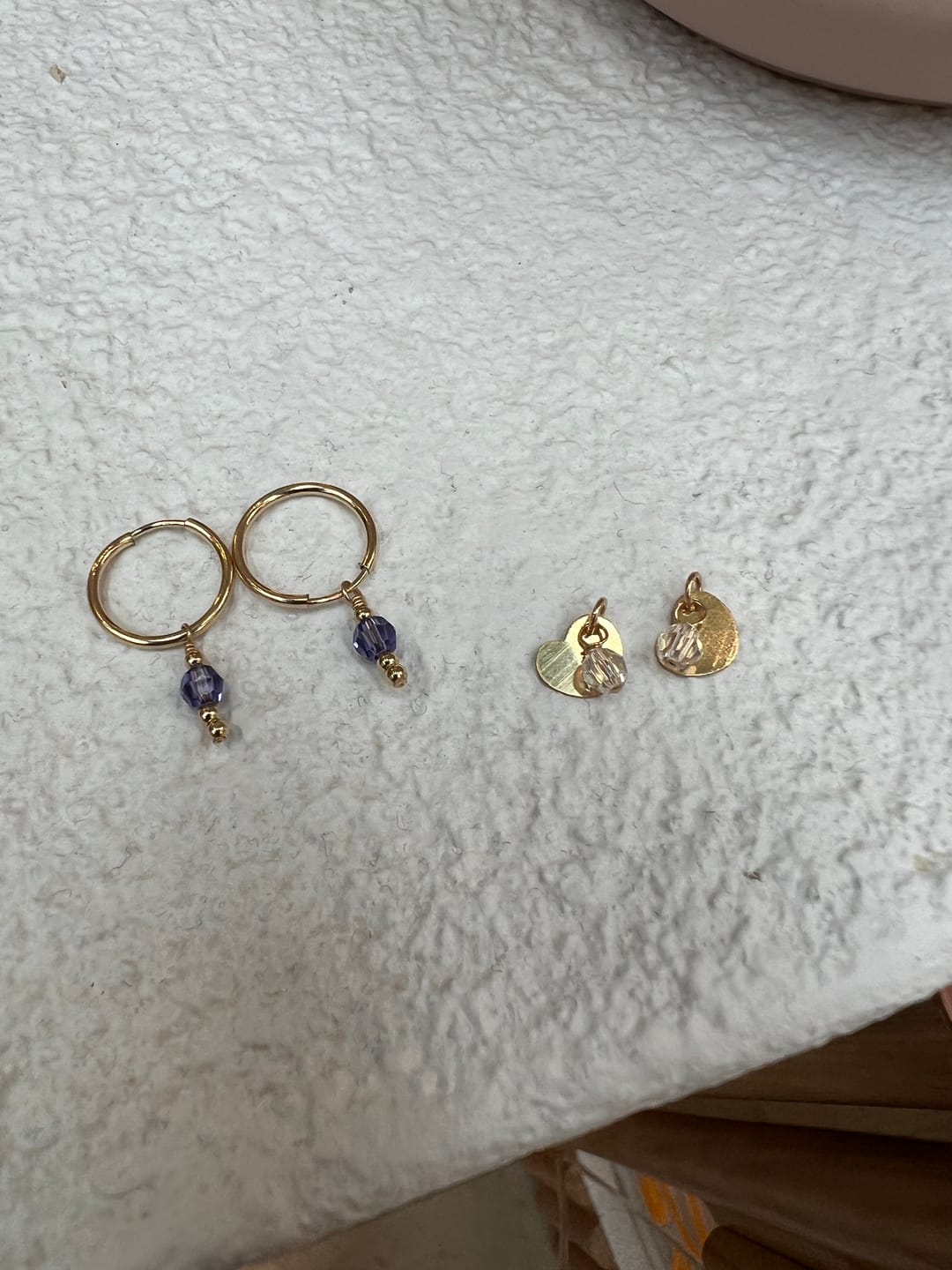 Customer photo review of The Perfect Small Hoops