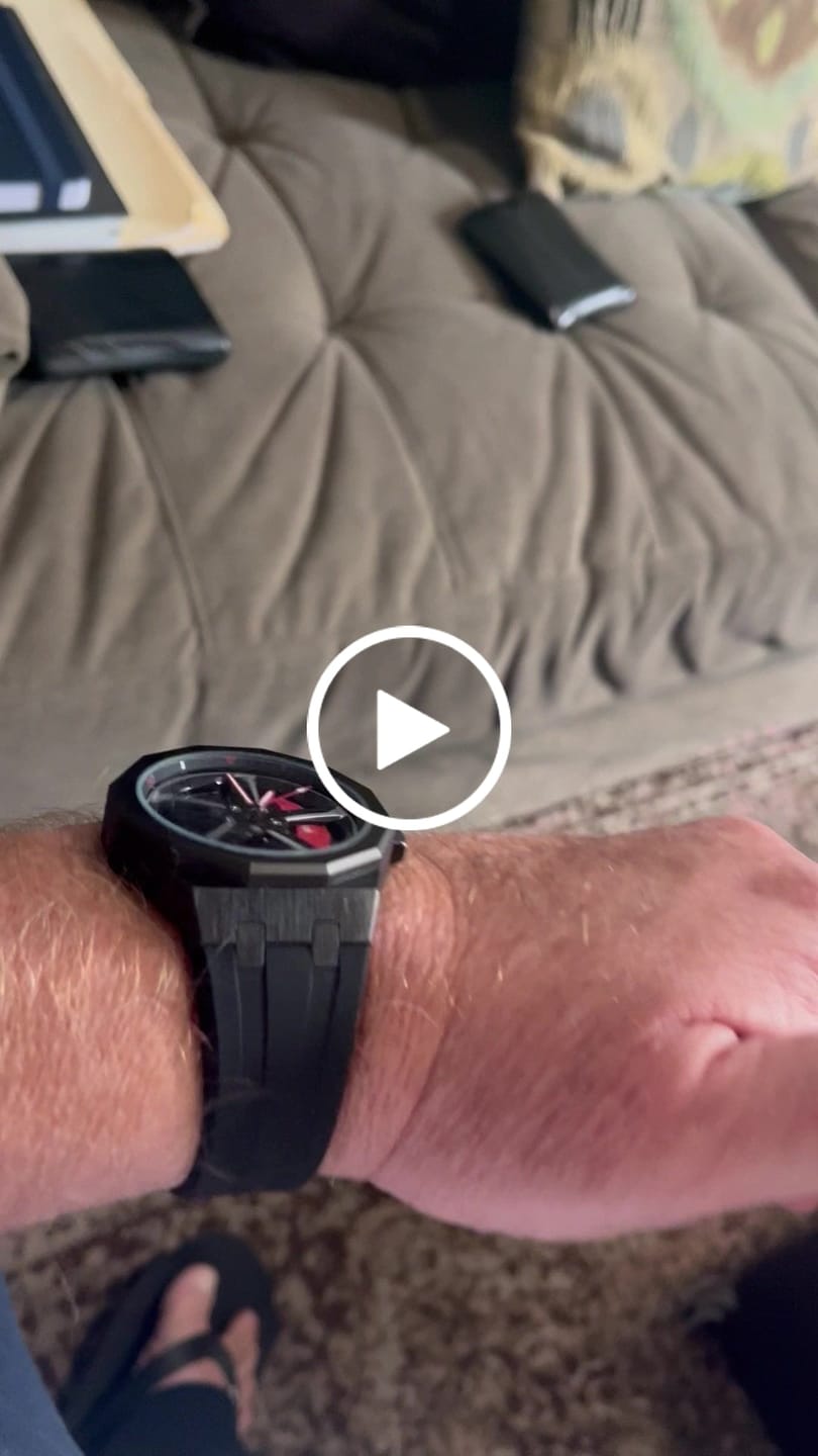 Customer video review of Bavaria RS7 Silicone Strap