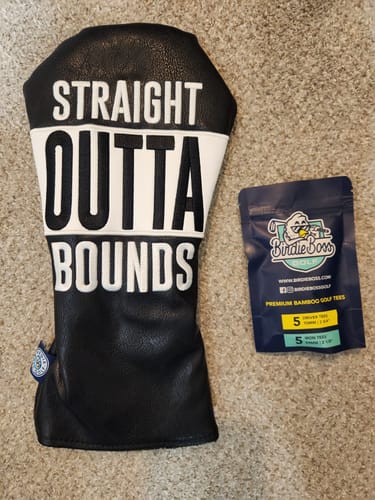 Customer photo review of STRAIGHT OUTTA BOUNDS HEADCOVER
