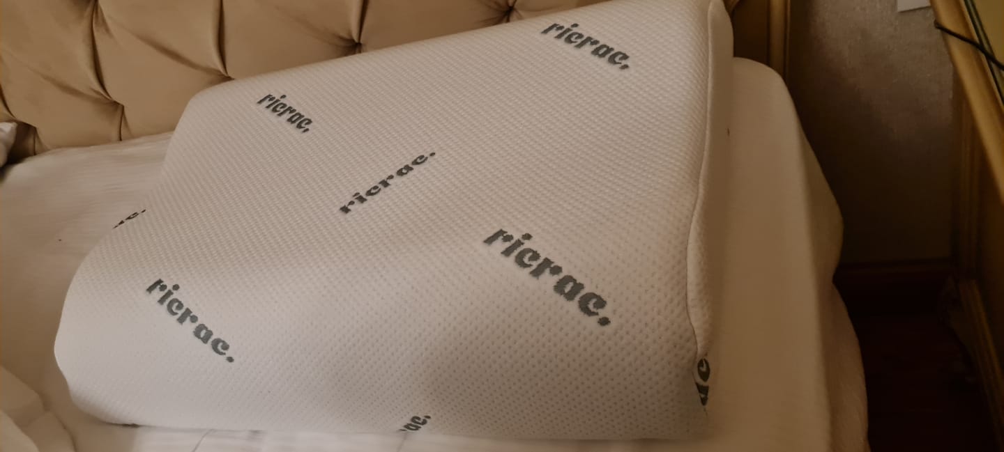 Customer photo review of Wavy Memory Foam Pillow