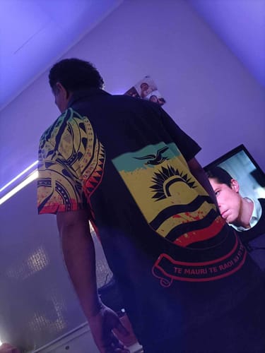 Customer photo review of Kiribati Polo Shirt Kiribati Tatau Reggae Patterns With Coat Of Arms