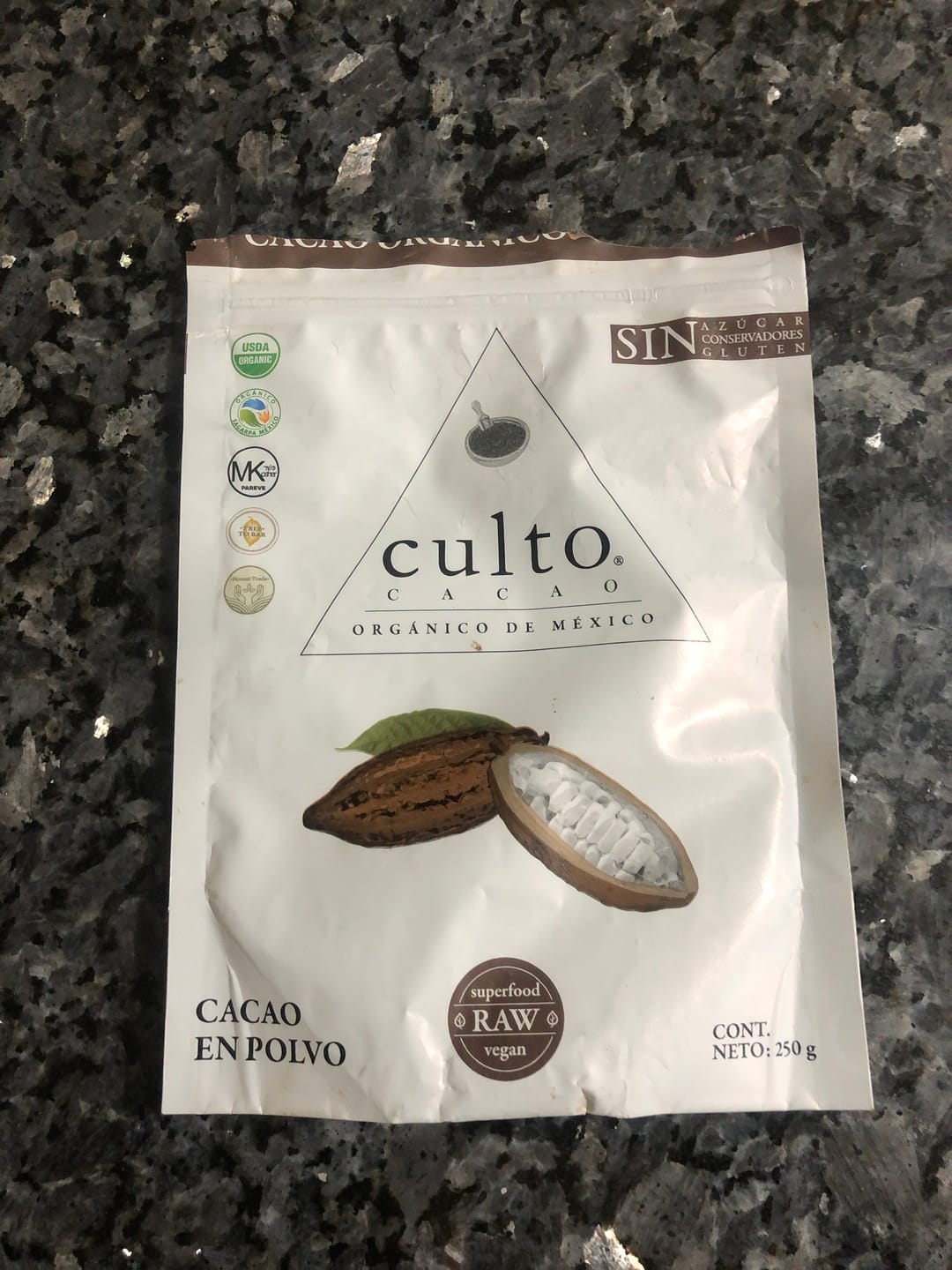 Customer photo review of Cacao Orgánico en Polvo | 250gr