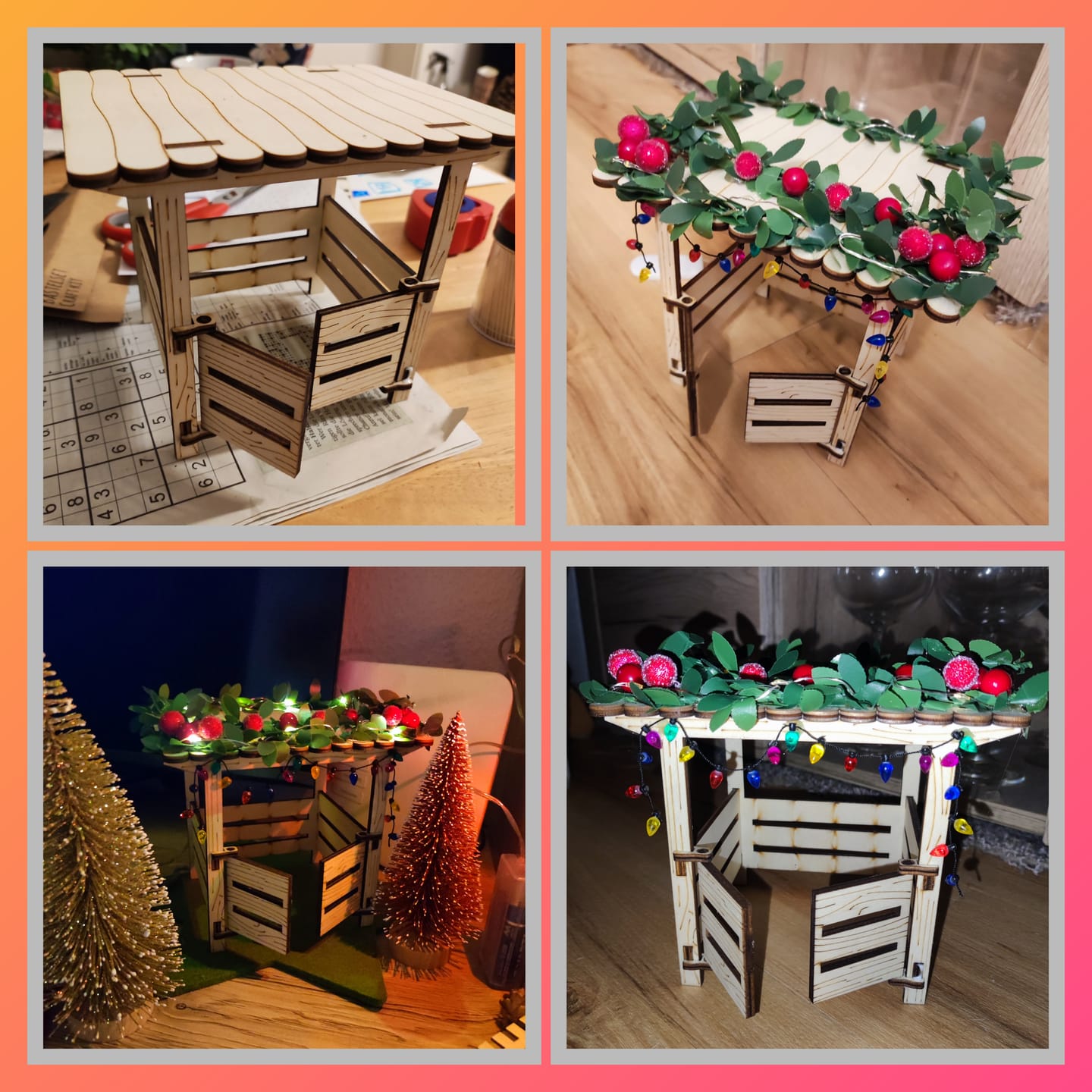 Customer photo review of Wichtel´s Bester Freund - Rentier Stall inkl. Stallstreu