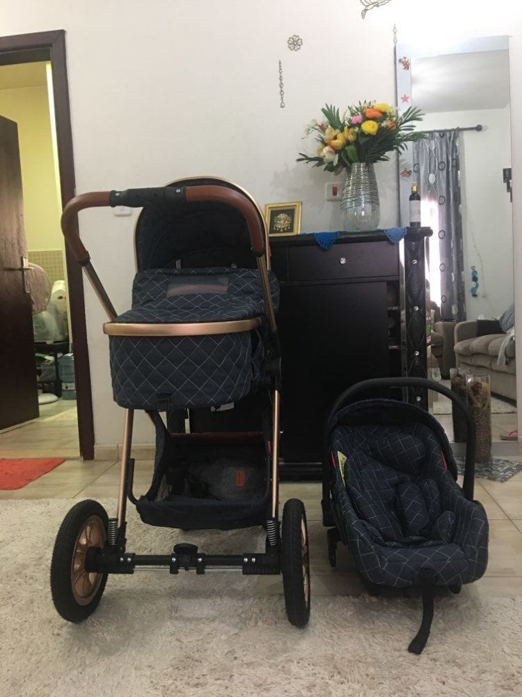 Customer photo review of Premium 3-in-1 Baby Stroller