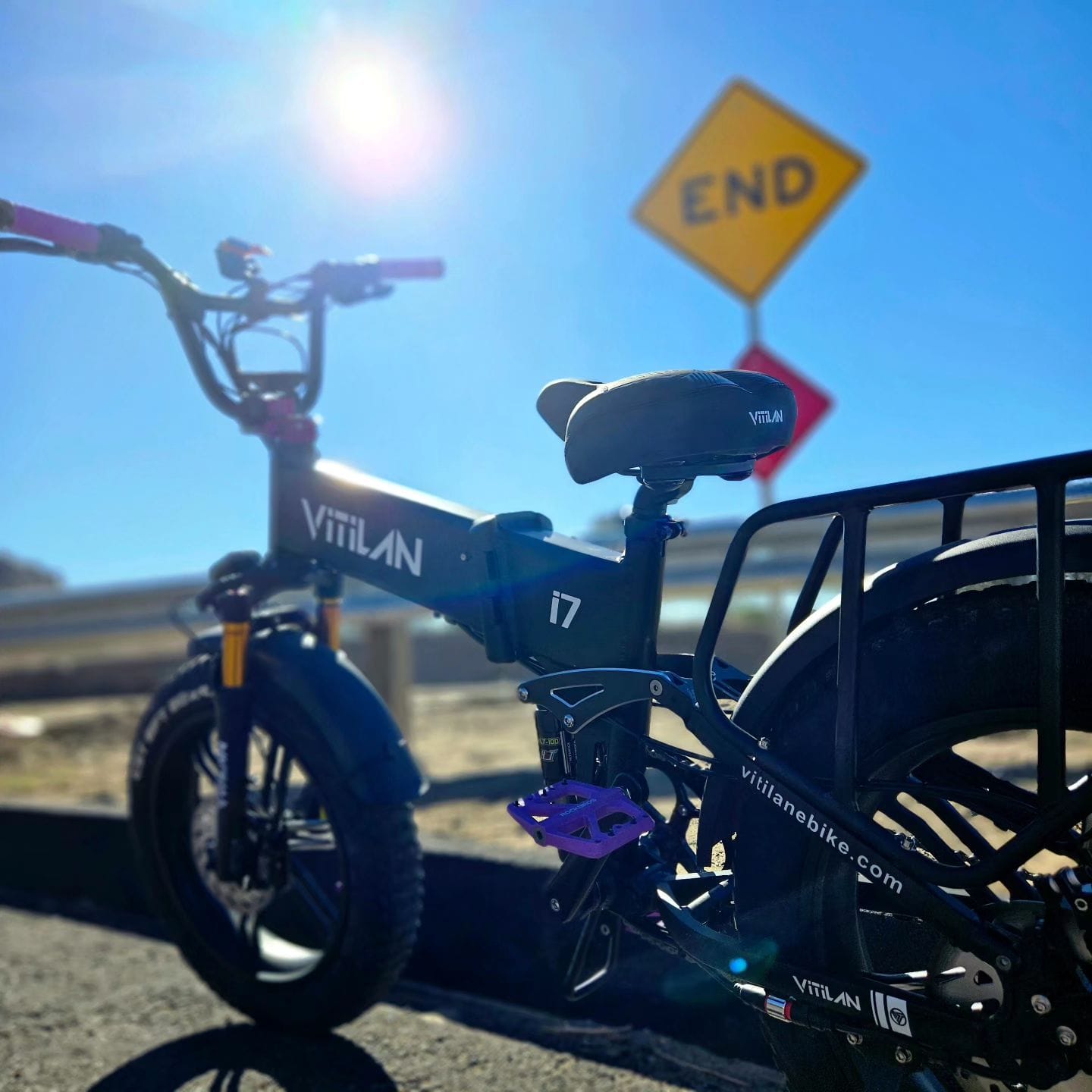 Customer photo review of I7 Pro Folding Full Suspension Electric Bike