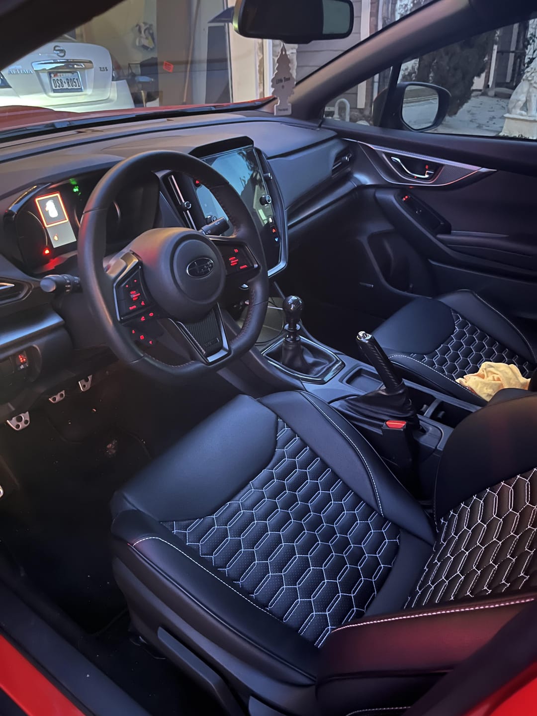Customer photo review of 2022+ Subaru WRX Premium Custom Seat Covers