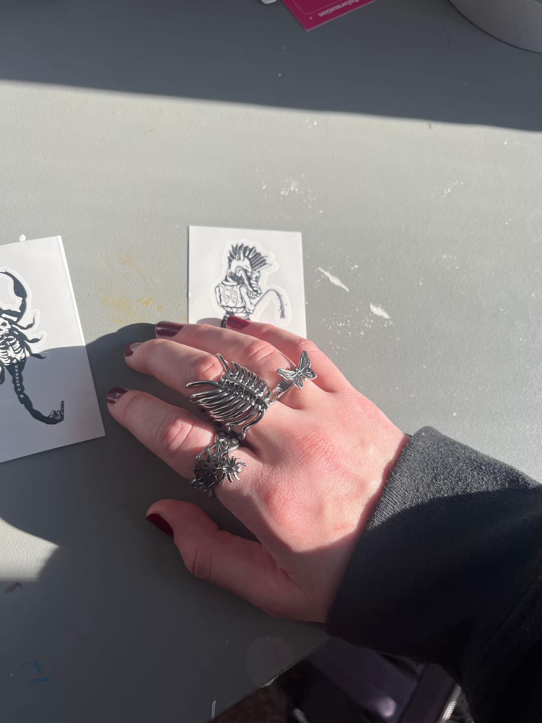 Customer photo review of RIBCAGE RING