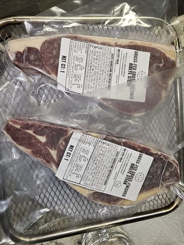 Customer photo review of Grass-fed Grass-finished Ribeye Steak