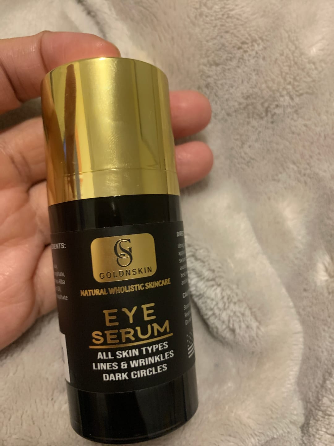 Customer photo review of Eye Serum