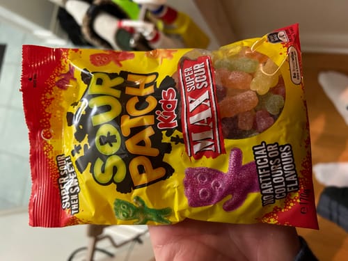 Customer photo review of Sour Patch Max Super Sour “Australia” “Limited”