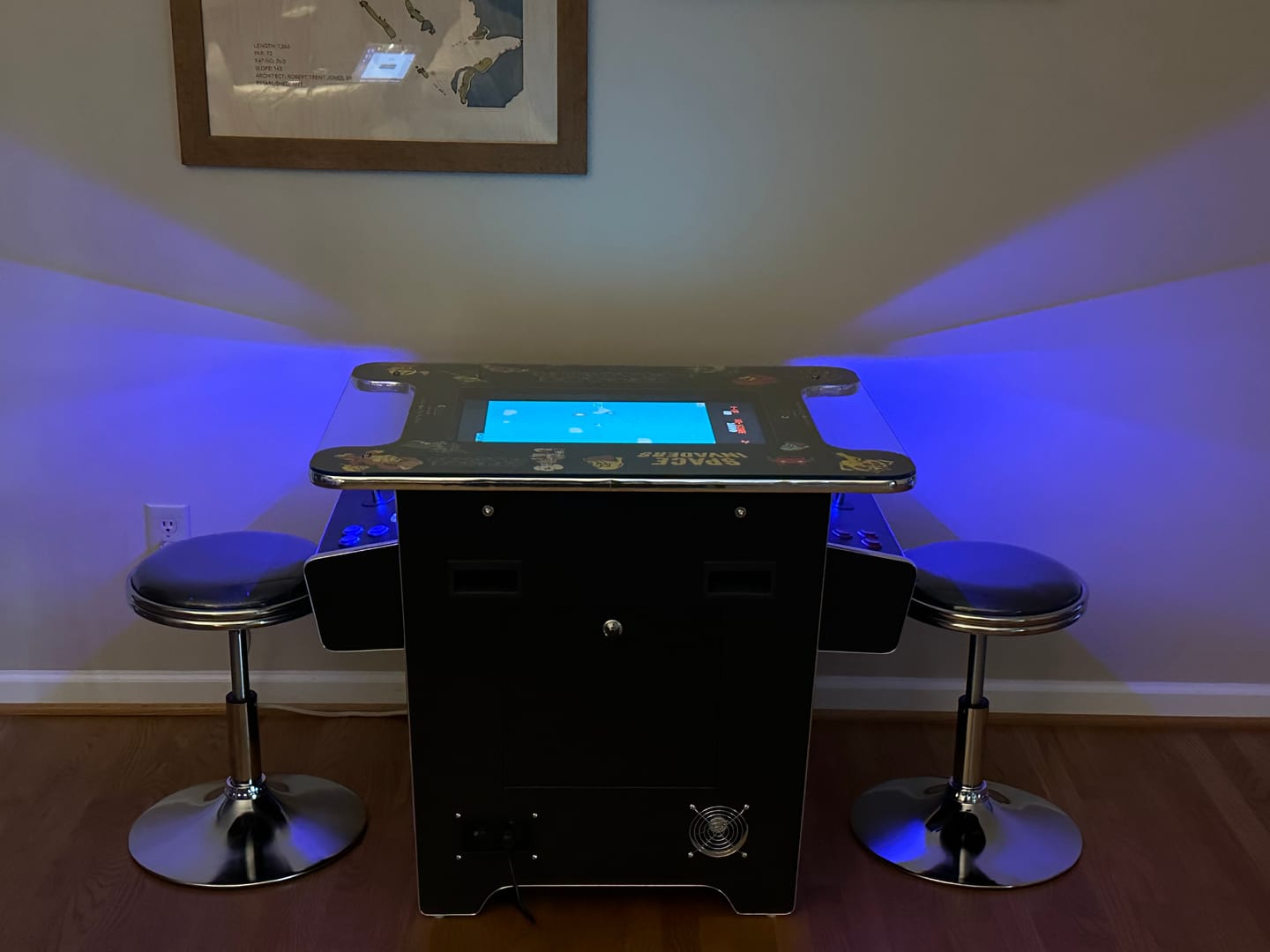 Customer photo review of Commercial Grade 60 games in 1 Arcade Commercial Cocktail Table Machine Retro Multi-cade LED