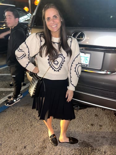 Customer photo review of Queen of Hearts Sweater