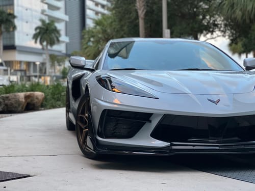 #14734 P. review of Corvette C8 EOS Performance Track Edition Front Splitter Lip image 1 out of 2