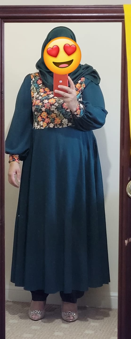 Customer photo review of Plain Bubble Crepe Fabric