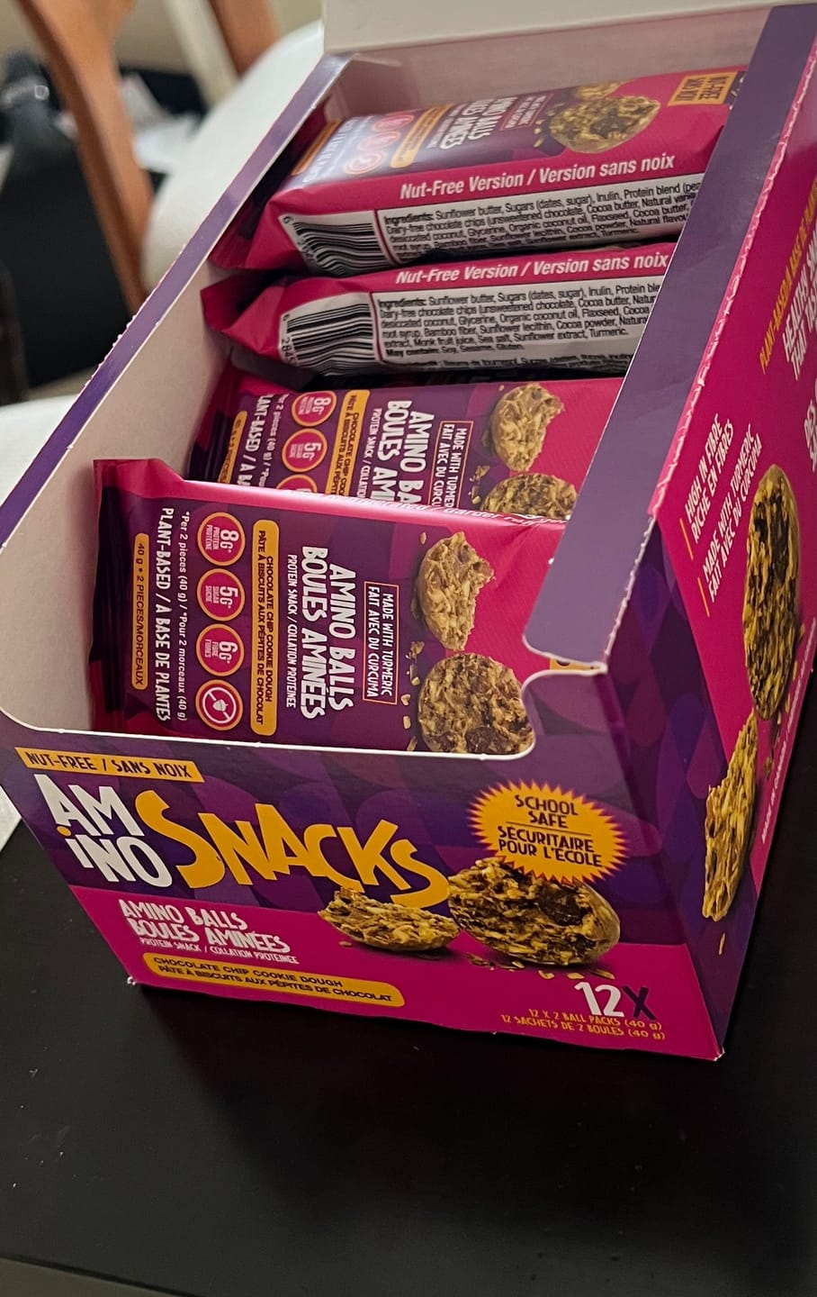 Customer photo review of Nut-Free Chocolate Chip Cookie Dough