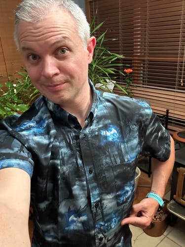 Customer photo review of Harry Potter "Expecto Patronum" – KUNUFLEX Short Sleeve Shirt