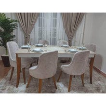 Customer photo review of ترابيزة سفرة مع 6كراسي - ATH134